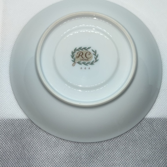 RC TEACUP & SAUCER VINTAGE 1960s PATTERN NORITAKE 564 VICTORIAN ROSES LAUREL - Picture 14 of 17